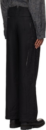 Professor.E Black E Trousers