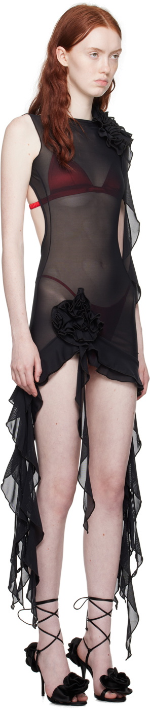 Fancì Club Black 'The White Apple' Minidress