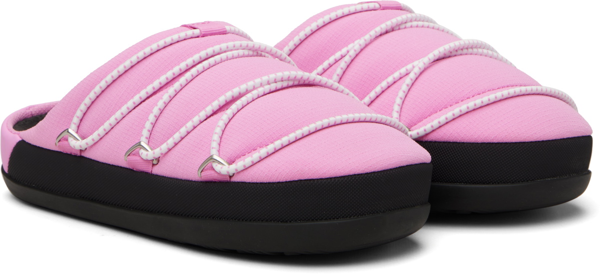Moon Boot Pink Soft Slipper Loafers