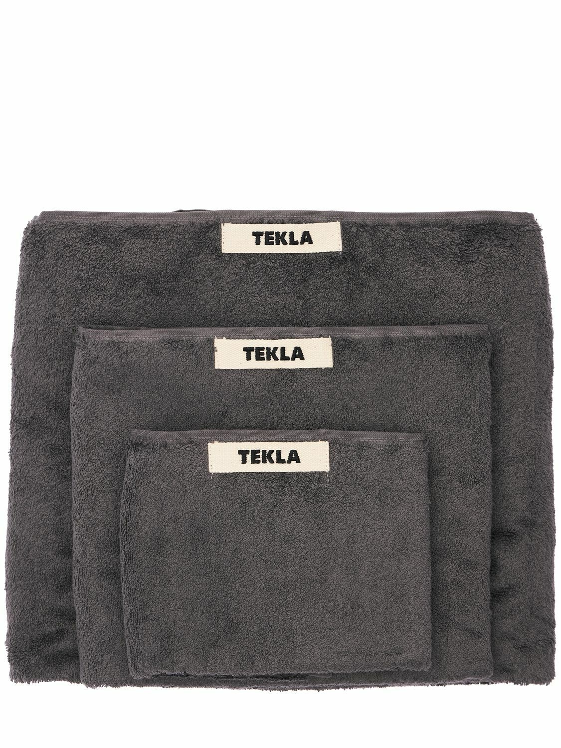 Photo: TEKLA Set Of 3 Organic Cotton Towels