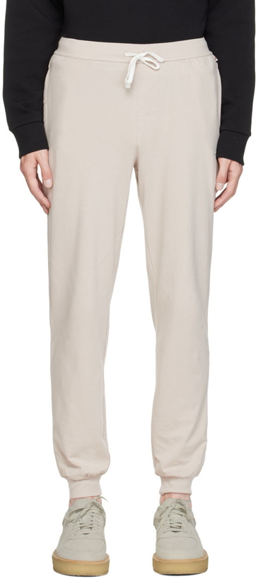 Photo: Boss Beige Embroidered Lounge Pants