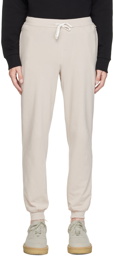 Boss Beige Embroidered Lounge Pants