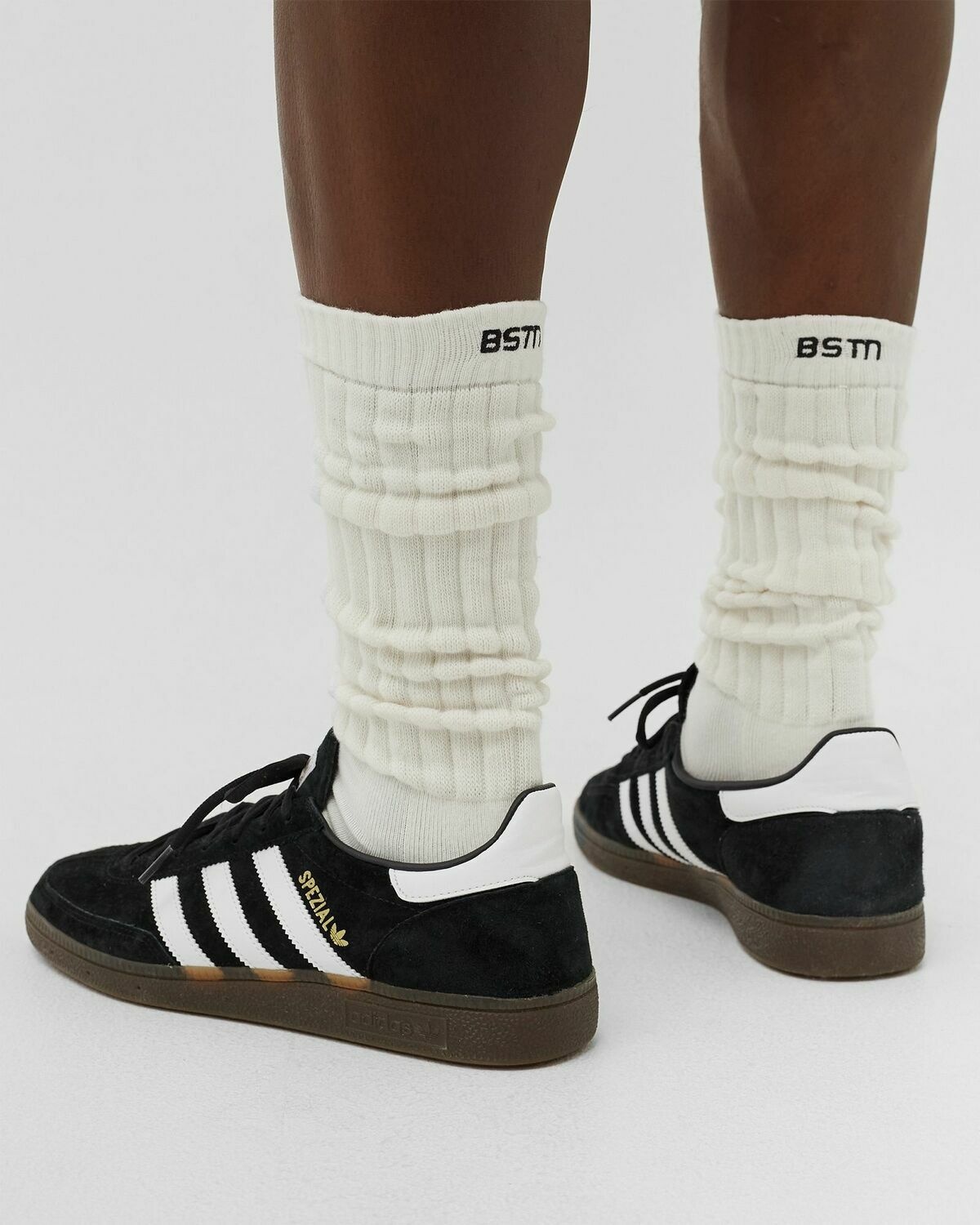 Bstn Brand Retro Socks Double Pack White - Mens - Socks