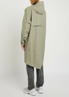 Rains W3 Fishtail Hooded Rubberised Parka Sage