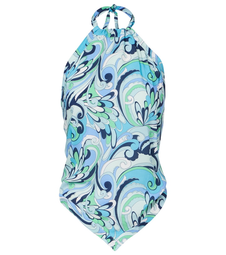 Photo: Melissa Odabash Raya printed halterneck top