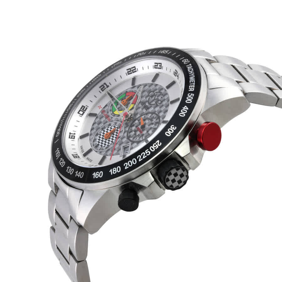 GV2 by Gevril Scuderia White Dial Mens Watch 9920B