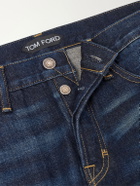TOM FORD - Slim-Leg Selvedge Jeans - Blue