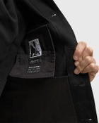 Rick Owens TRUCKER JACKET Black Mens Denim Jacket