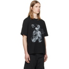 We11done Black Drawing Teddy T-shirt