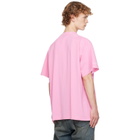 Balenciaga Pink 'VIP' Oversized T-shirt