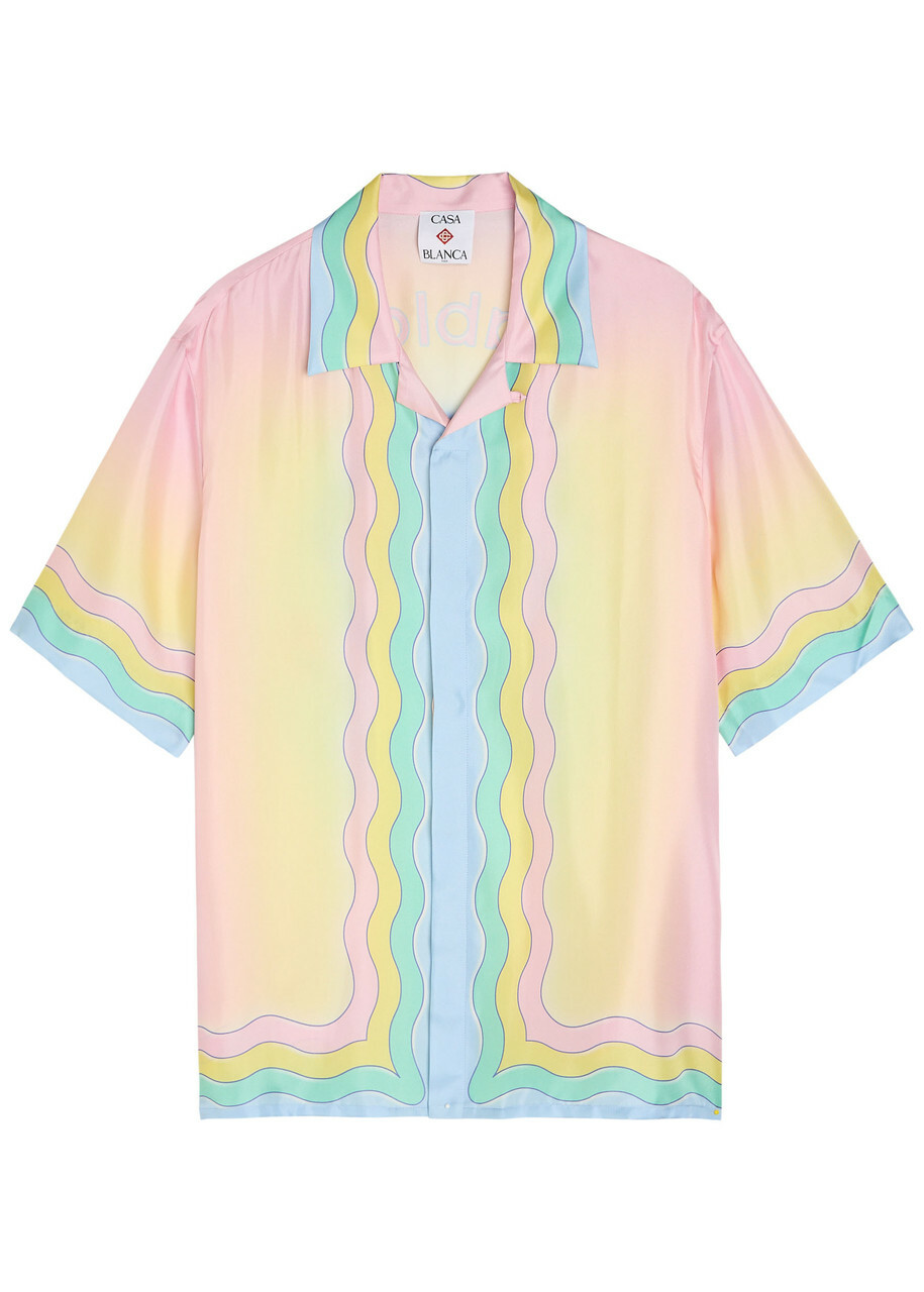 Casablanca The Love Of Dance Printed Silk Shirt Multicoloured 1