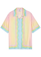 Casablanca The Love Of Dance Printed Silk Shirt Multicoloured 1