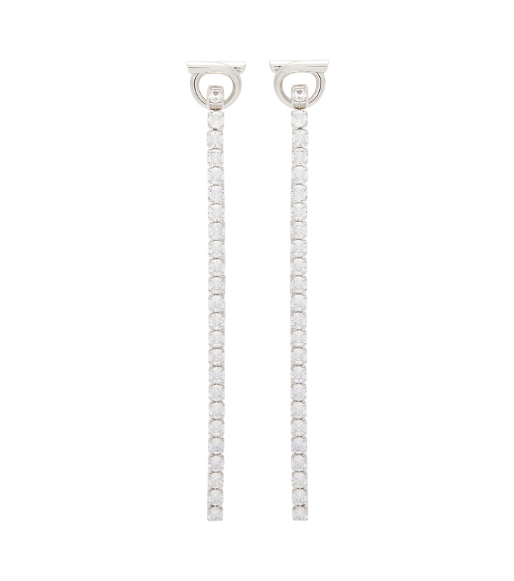 Photo: Ferragamo Embellished drop earrings