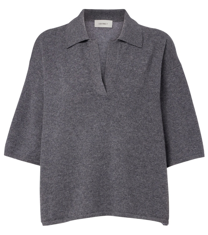 Photo: Lisa Yang Neela cashmere polo sweater