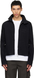 Courrèges Black City Shadow Denim Jacket