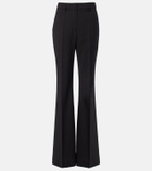 Sportmax Virgin wool flared pants