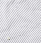 MR P. - Paul Striped Cotton-Poplin Shirt - Gray