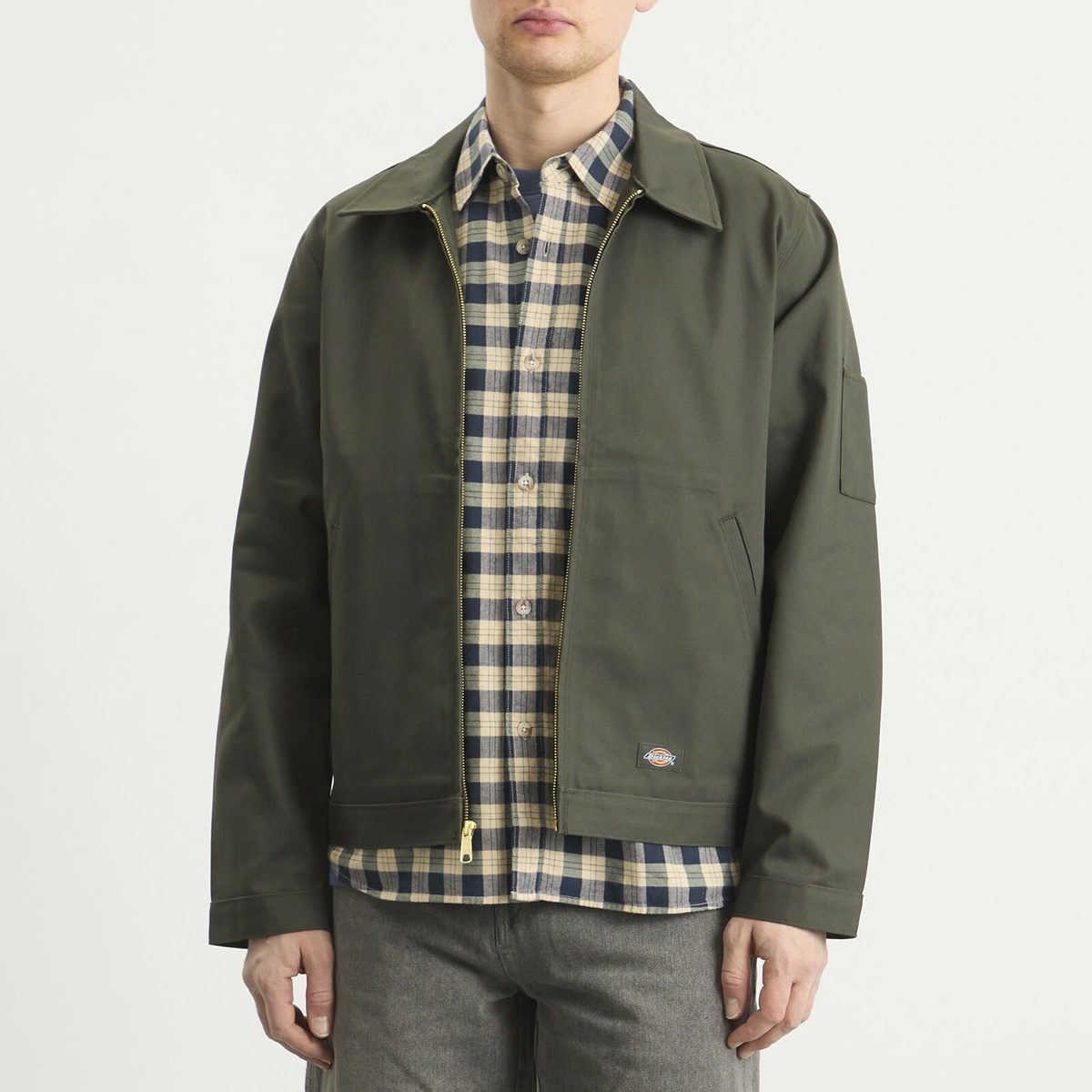 Dickies Men's Unlined Eisenhower Jacket in Olive Green