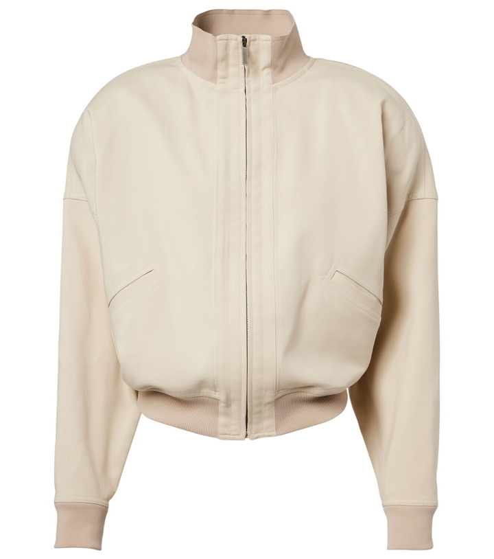 Photo: Gucci Cotton poplin bomber jacket