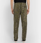 Carhartt WIP - Beaufort Camouflage-Print Fleece Sweatpants - Green