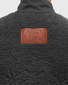 Rough. FLEECE TROYER OLIVE Beige Mens Half-Zip