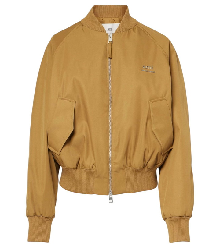 Photo: Ami Paris Technical twill bomber jacket