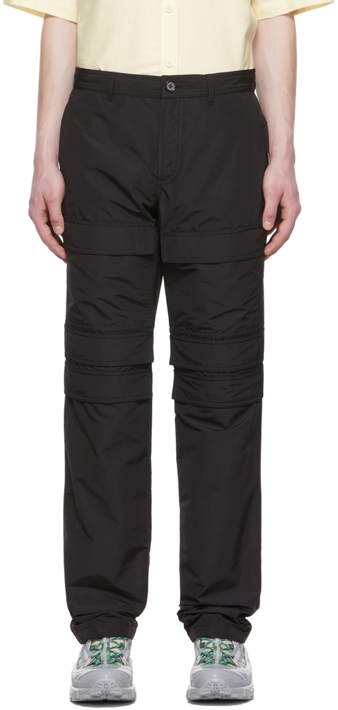 Burberry Black Cotton Cargo Pants Burberry