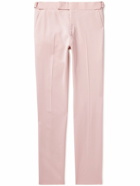 TOM FORD - Austin Straight-Leg Pleated Cady Suit Trousers - Pink