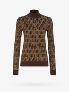 Fendi Sweater Brown Womens Knitwear