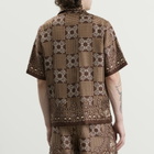 Amiri Men's MA Check Camp Shirt in Tobacco