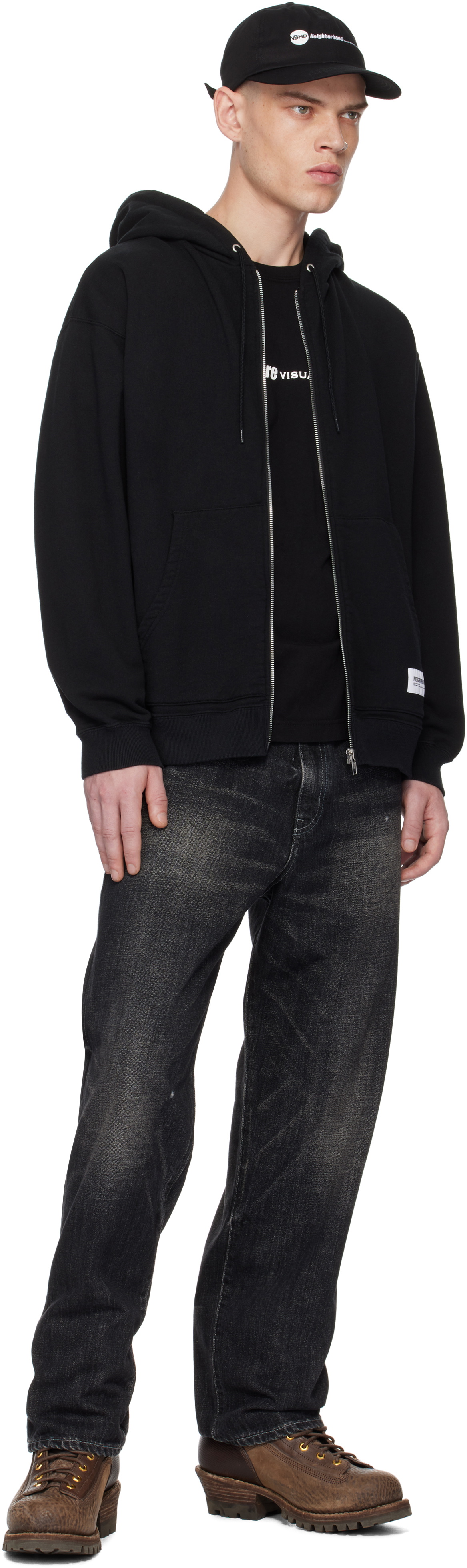 Neighborhood Black Classic Sweat Zip Hoodie Neighborhood