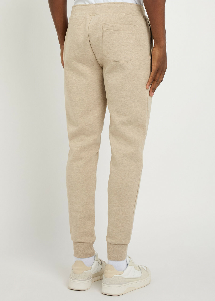 Polo Ralph Lauren Logo-embroidered Cotton-blend Sweatpants Beige
