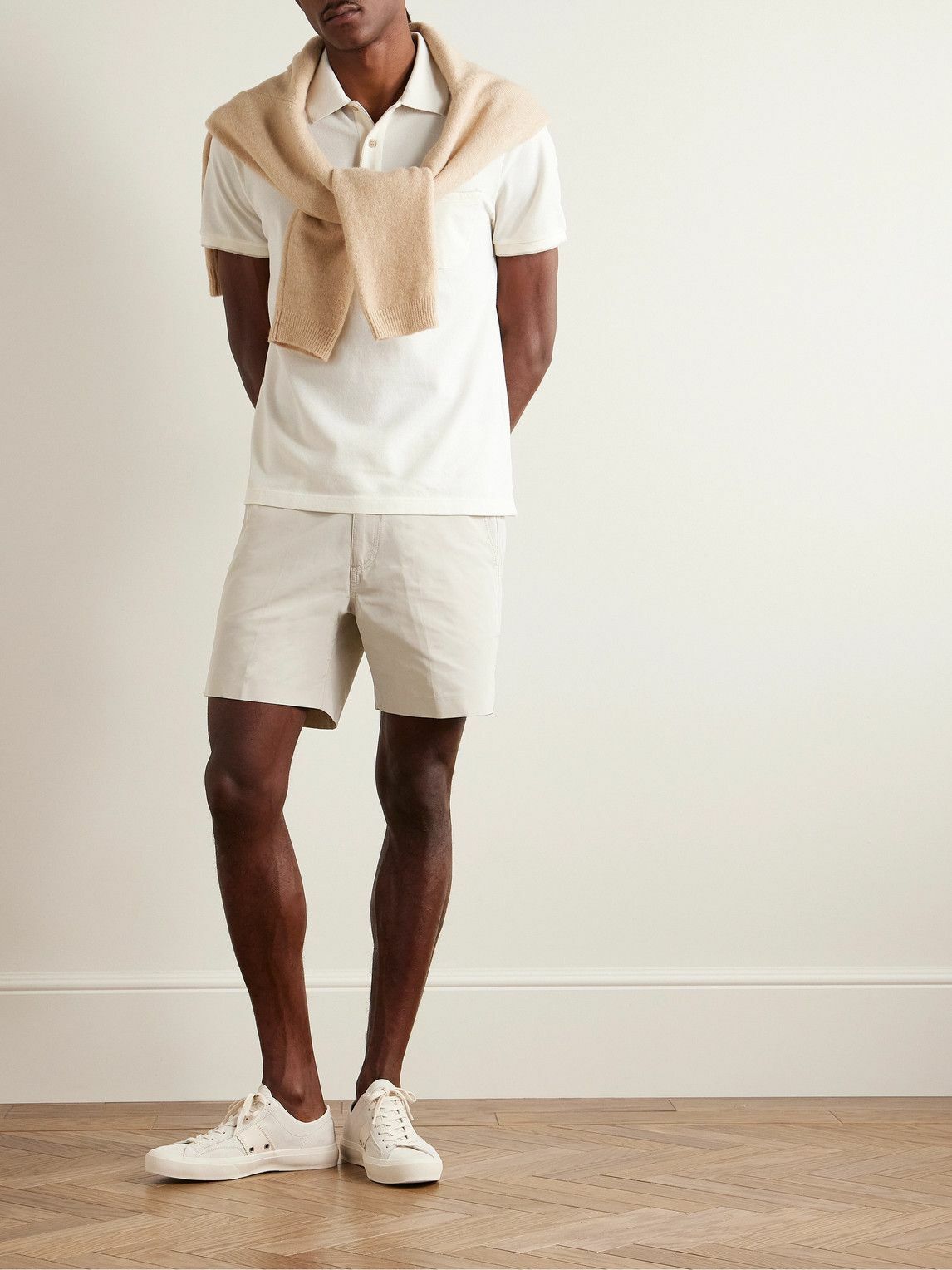 TOM FORD - Straight-Leg Shell Shorts - Neutrals TOM FORD