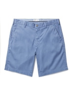 Peter Millar - Bedford Slim-Fit Cotton-Blend Shorts - Blue