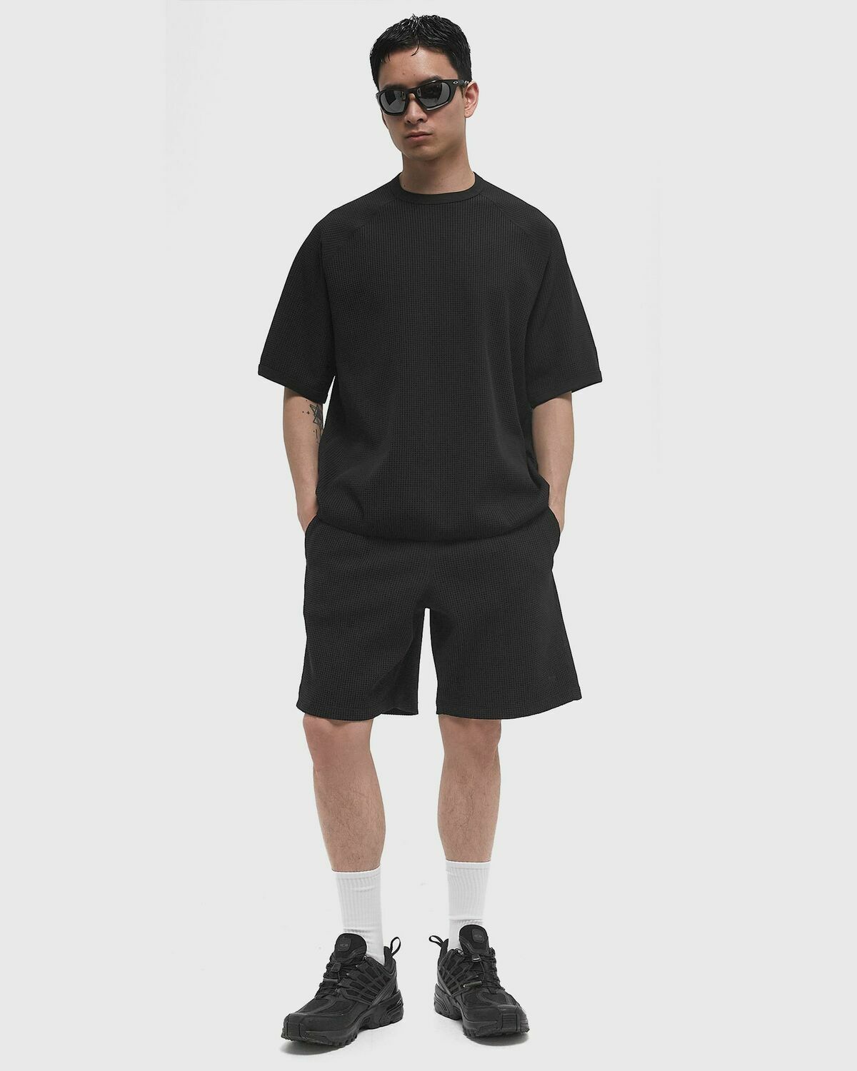 Goldwin WF Light Shorts Black Mens Casual Short