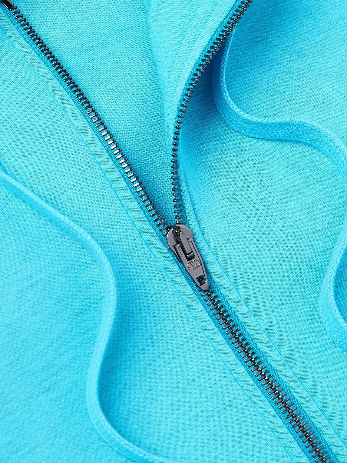 Valentino Garavani - Scuba Zip-Up Hoodie - Blue