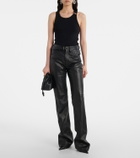 Jean Paul Gaultier Piercing cotton jersey tank top