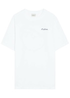Malbon Baldwin Printed Cotton T-shirt White