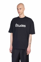 Études T-shirt In Black Cotton