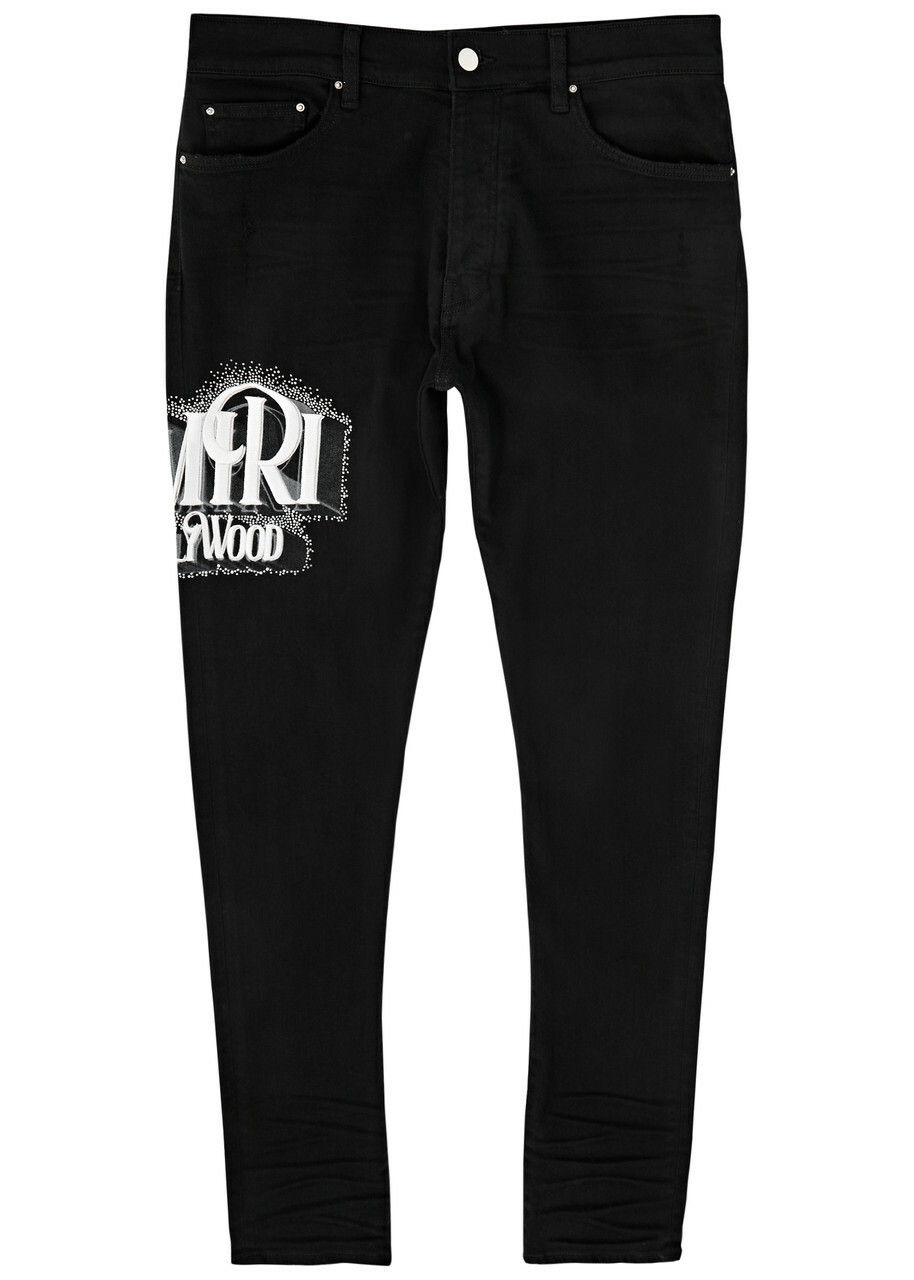 現行 二時流通ゼロ 幻 AMIRI Quad MA Logo Skinny 30 新作スニーカー 