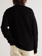 Margaret Howell - MHL. Merino Wool Half-Zip Sweater - Black