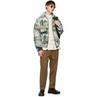 Off-White Multicolor Jacquard Lake Jacket