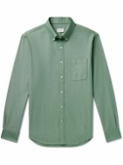 Club Monaco - Slim-Fit Button-Down Collar Cotton Oxford Shirt - Green
