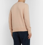 Maison Kitsuné - Logo-Appliquéd Wool Sweater - Beige