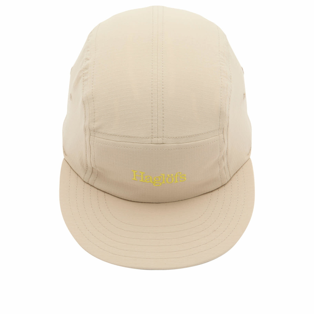Haglöfs Men's Brand Five Panel Cap in Chalk Beige