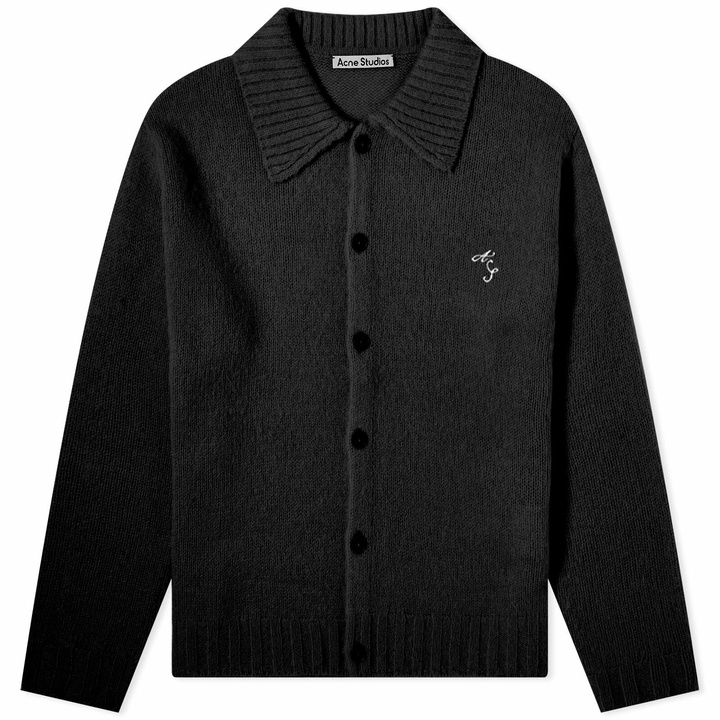 Photo: Acne Studios Men's Kabriel AS Shetland Cardigan in Black