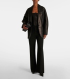 The Sei Slouchy leather blazer