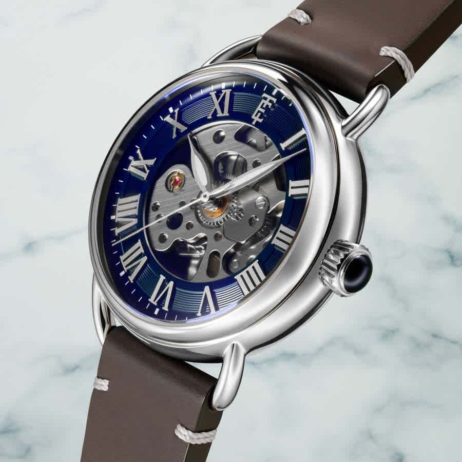 Thomas Earnshaw Investigator Automatic Blue Dial Mens Watch ES-8307-02
