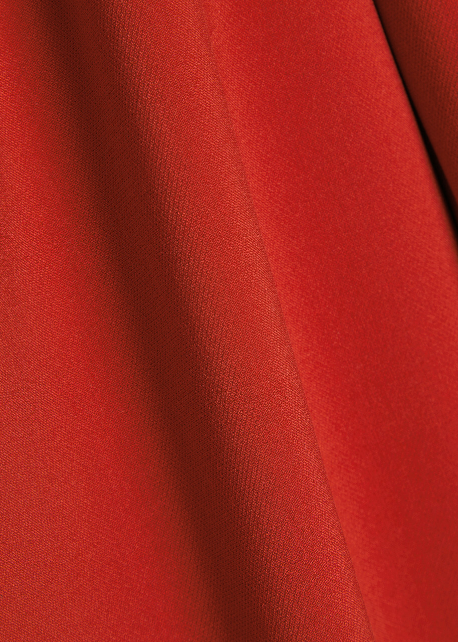 Veronica Beard Tonelli Wide-leg Jersey Trousers Red