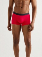 Hanro - Micro Touch Stretch-Jersey Boxer Briefs - Red